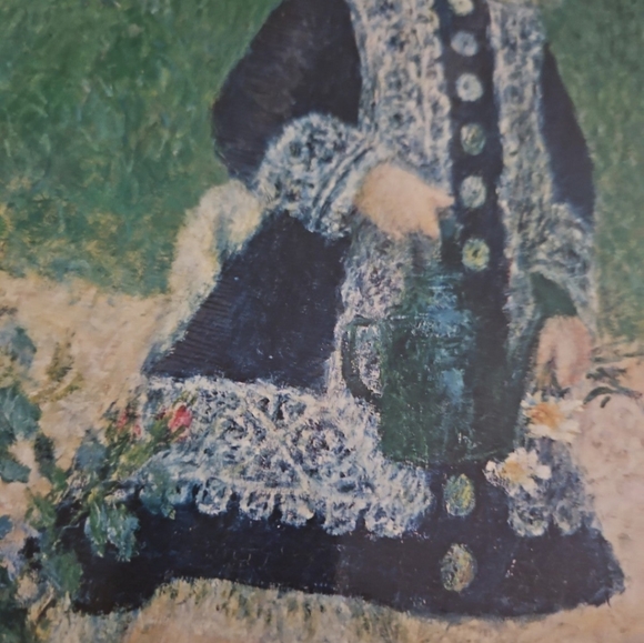 Museum Marked Laminated Renoir Girl Watering Can National Gallery Art Museum - Picture 3 of 12